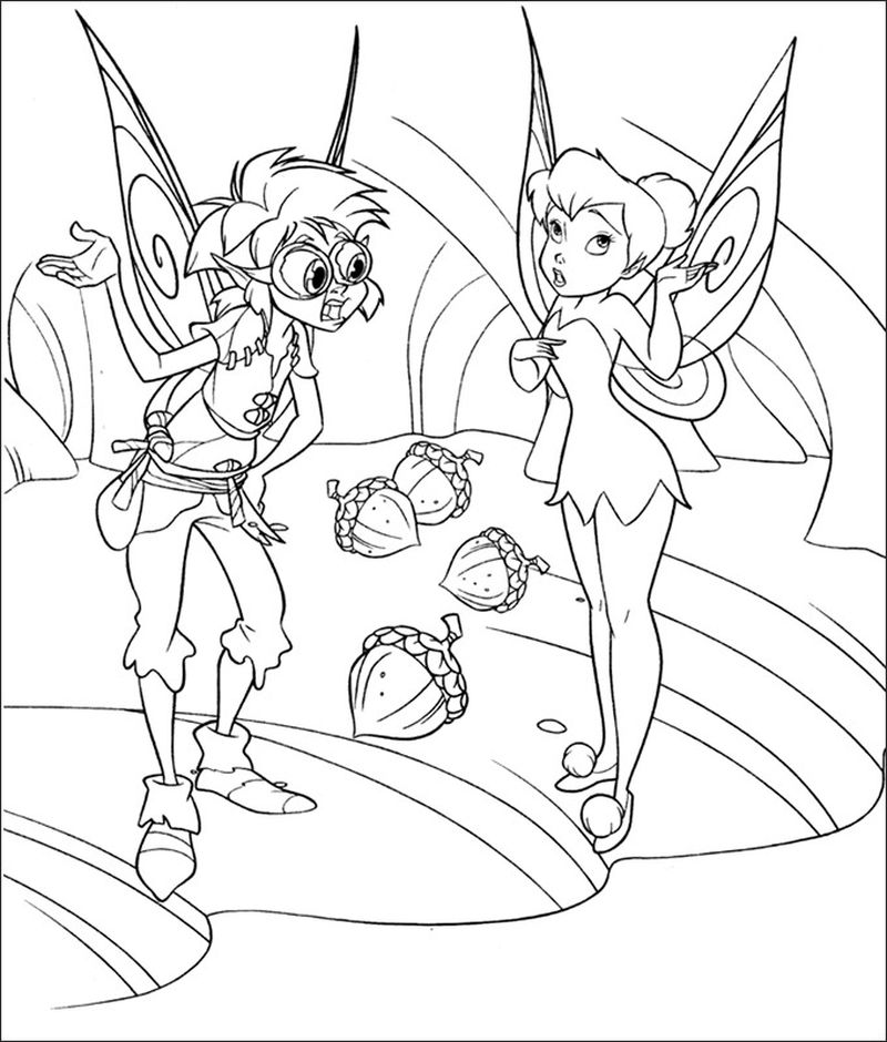 Tinkerbell Coloring Pages Printable