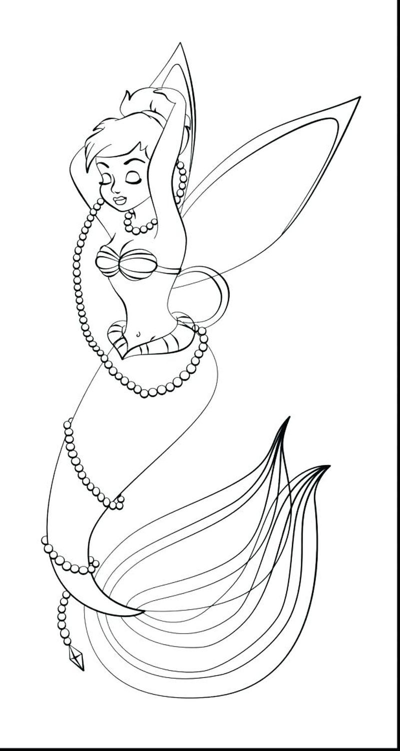 Tinkerbell Coloring Pages To Print For Free