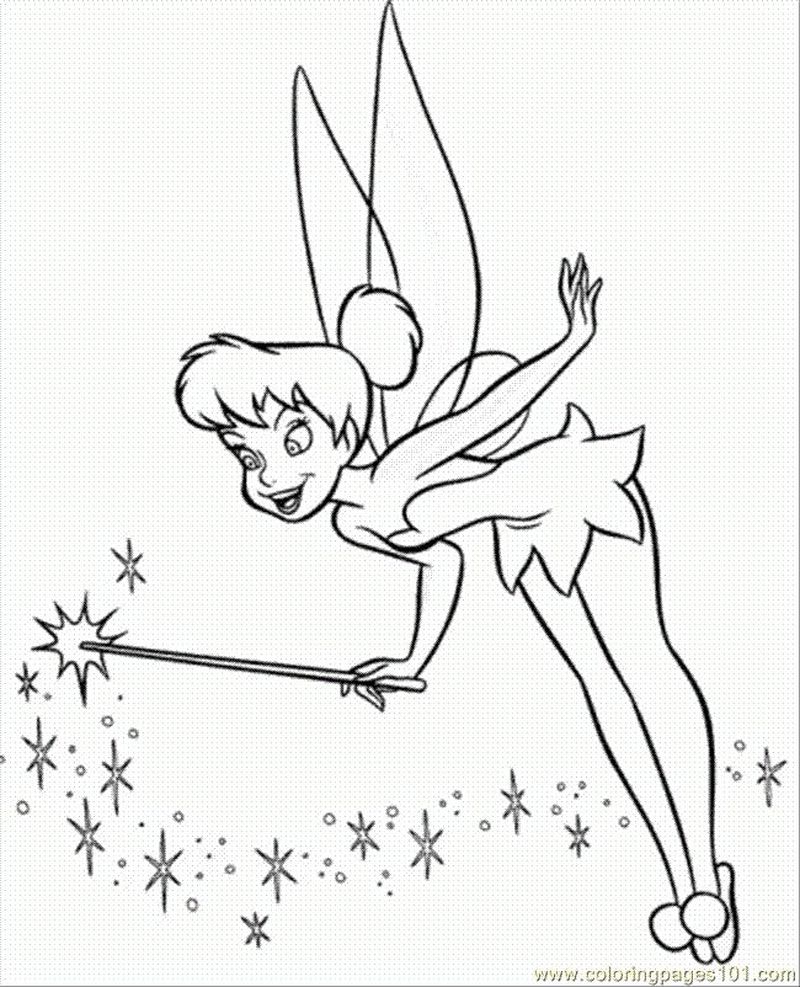 Tinkerbell Disney Coloring Pages