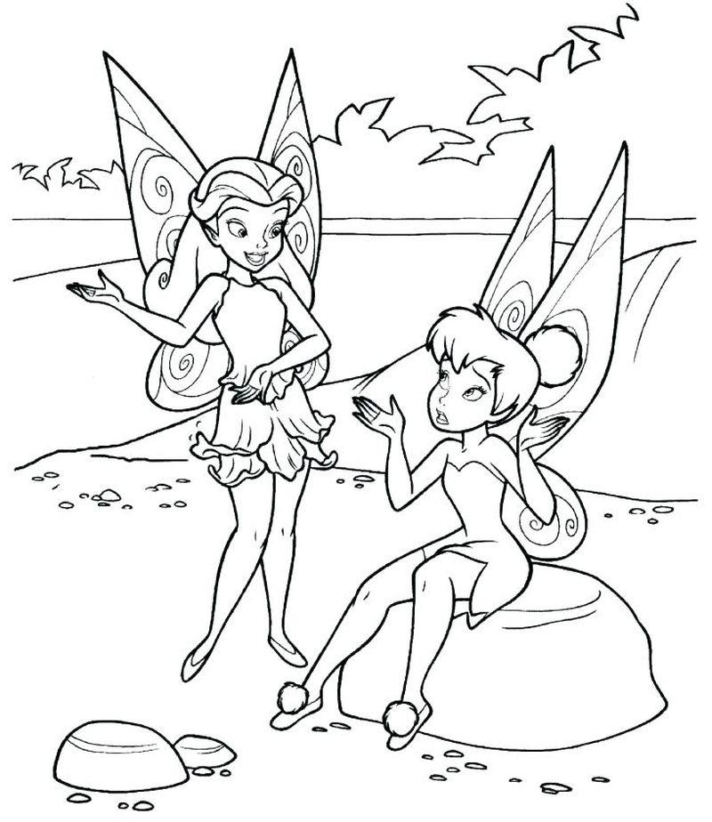 Tinkerbell Free Coloring Pages