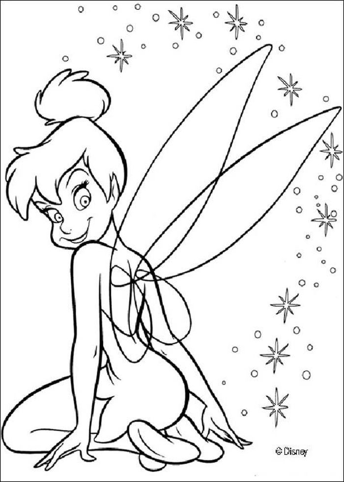 Tinkerbell Peter Pan Coloring Pages