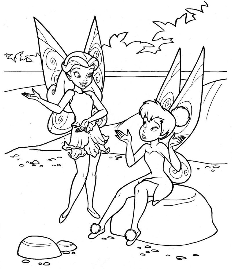 Tinkerbell Printable Coloring Pages For Kids