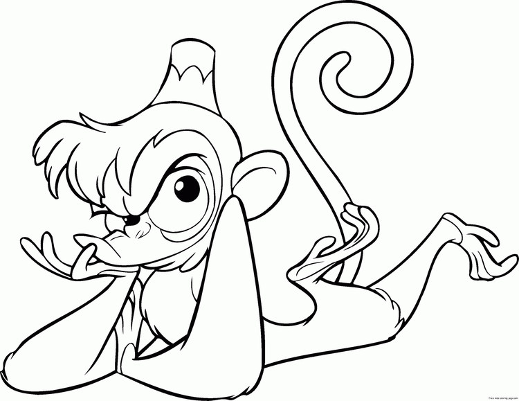 Titus aladdin coloring pages
