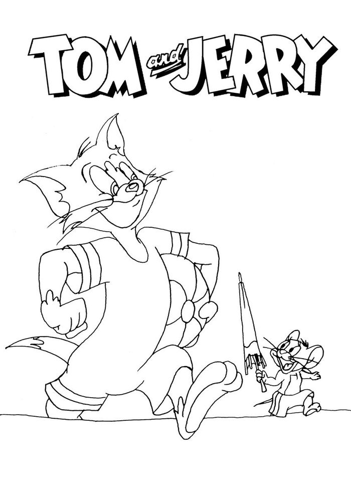 Tom And Jerry And Coloring Pages