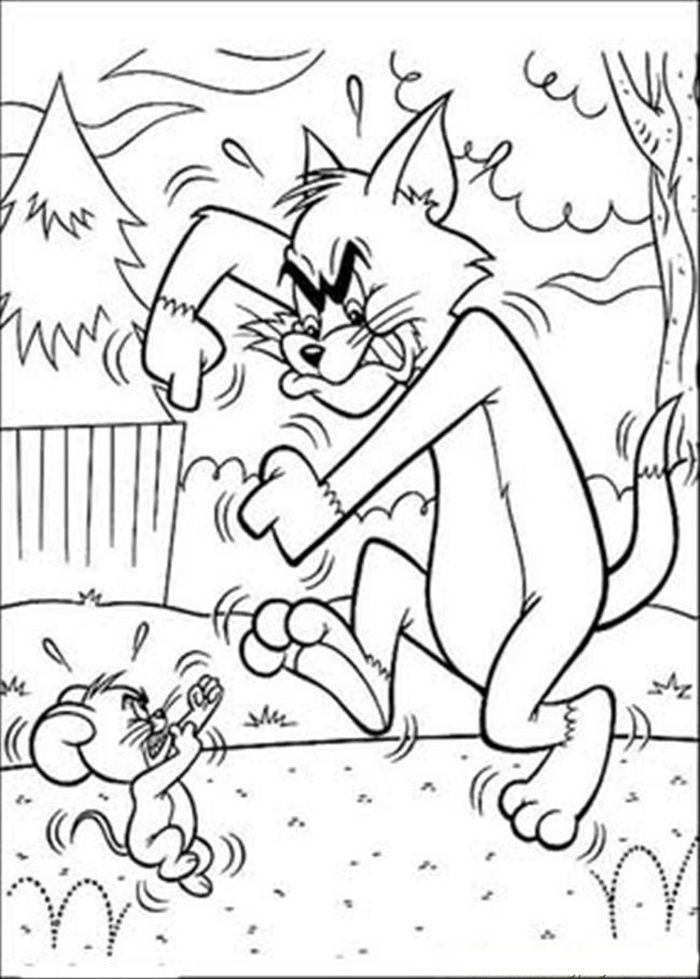 Tom And Jerry Coloring Pages Online