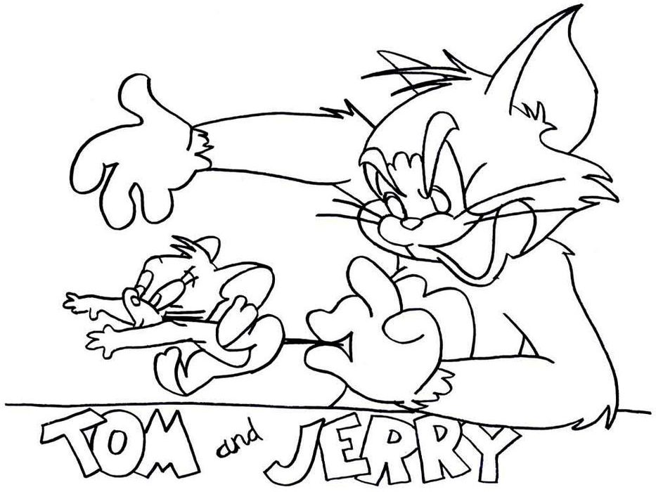 Tom And Jerry Printables Coloring Pages