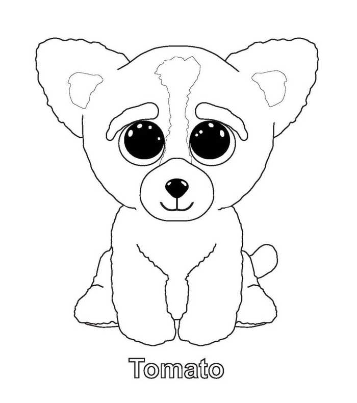 bunny beanie boo coloring pages