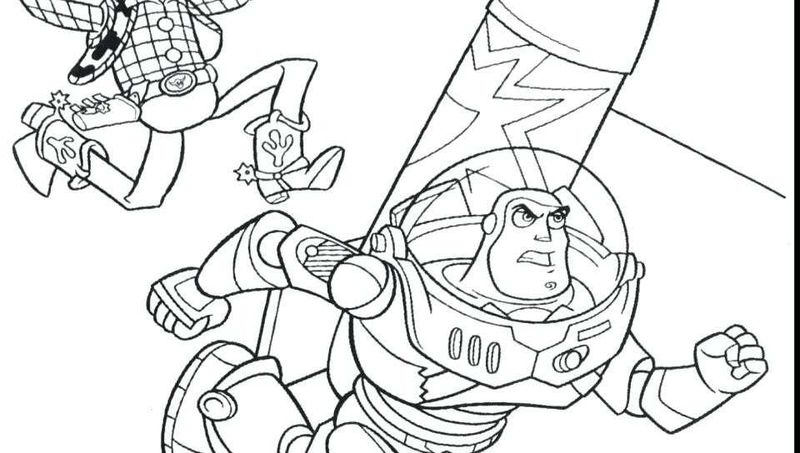 Toy Story Coloring Pages Bullseye