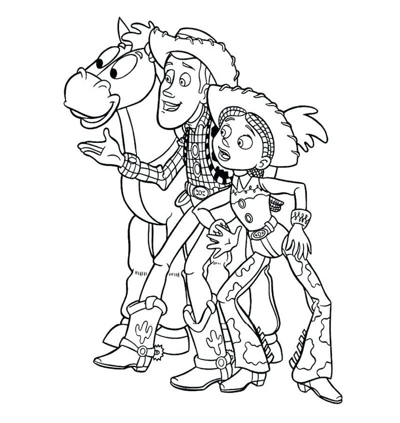 Toy Story Coloring Pages Disney