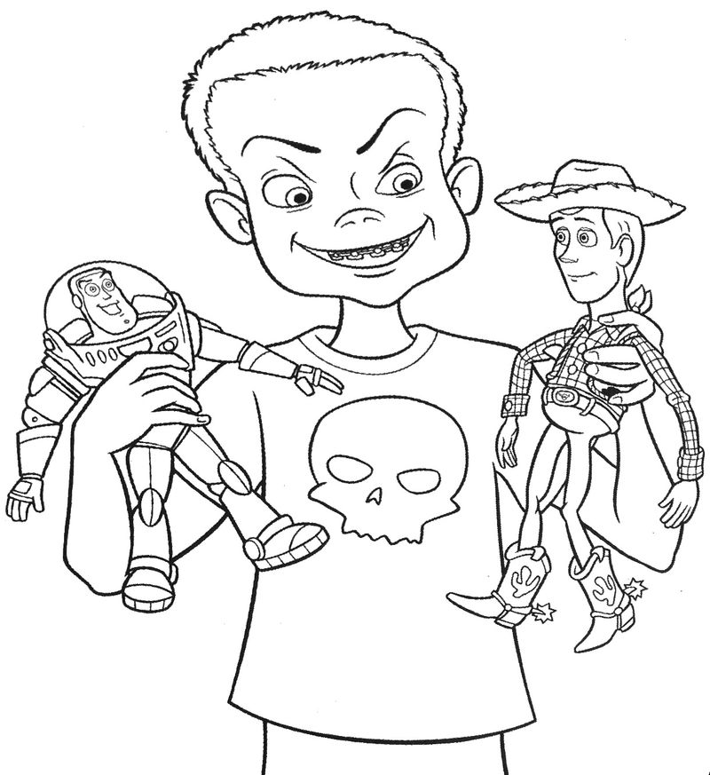 Toy Story Coloring Pages Printable Free