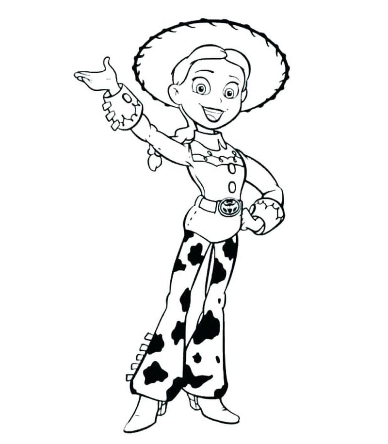 Toy Story Jessie Coloring Pages