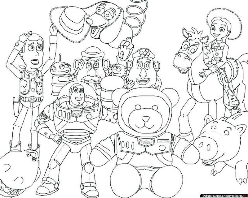 Toy Story Rex Coloring Pages