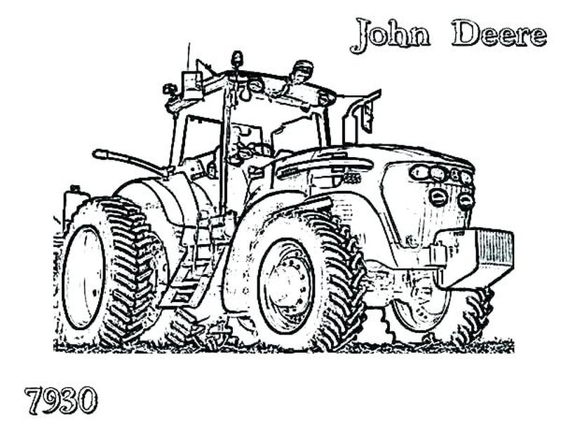 Tractor Coloring Pages Free