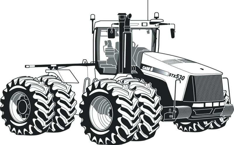 Tractor Coloring Pages Kids