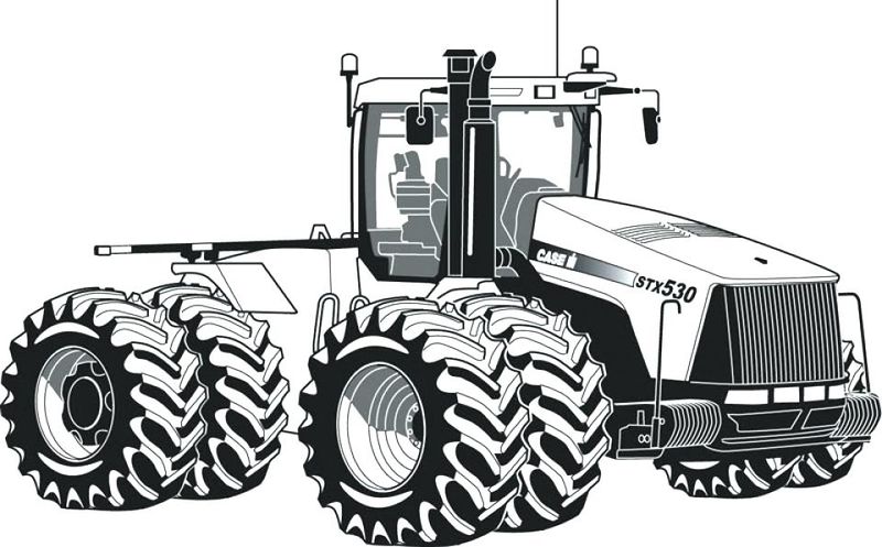 Printable Tractor Coloring Pages PDF For Kids - Coloringfolder.com