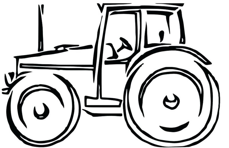 Tractor Coloring Pages Printable