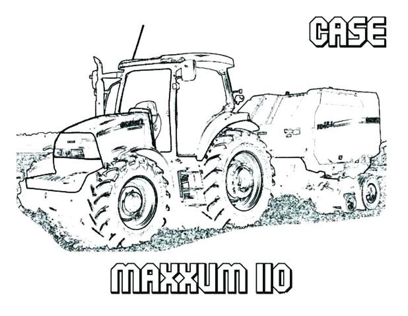 Printable Tractor Coloring Pages PDF For Kids - Coloringfolder.com