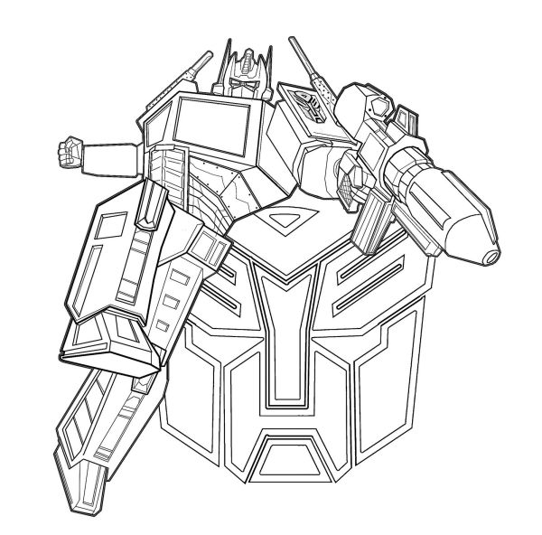 transformers megatron coloring pages