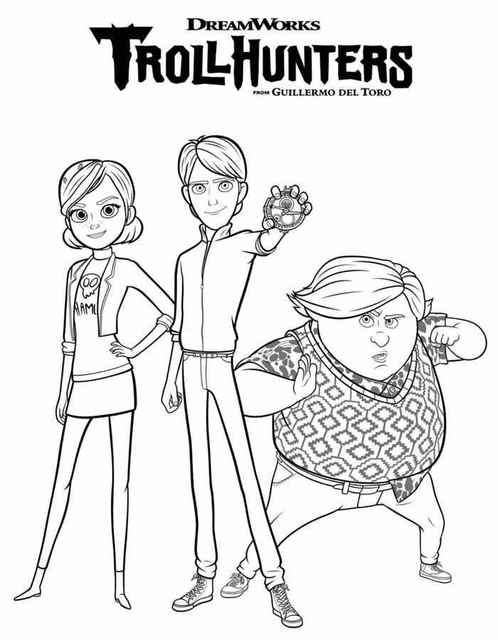 Trollhunters Coloring Pages