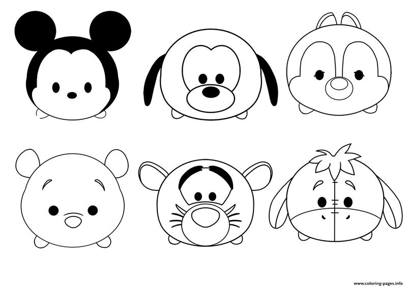 Tsum Tsum Coloring Pages Event