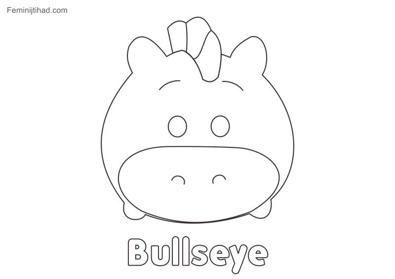 Tsum tsum coloring pages Bullseye Hi