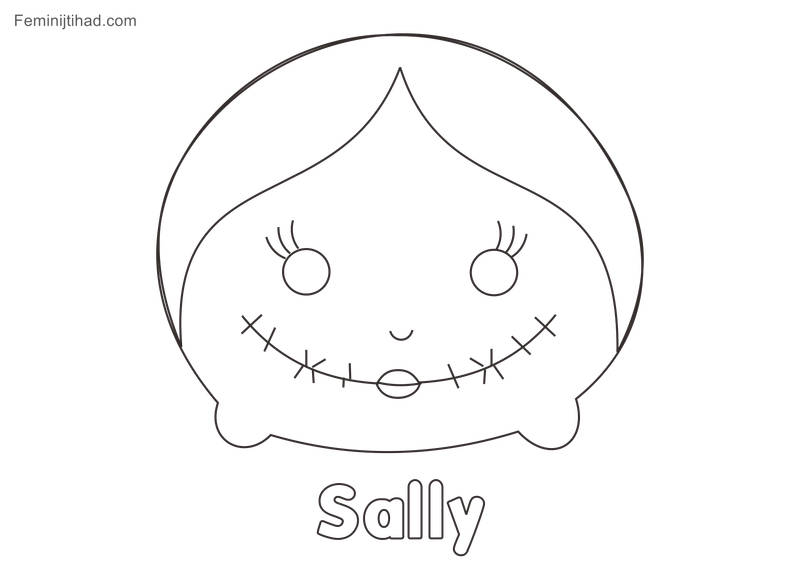 Tsum tsum coloring pages Sally Hi
