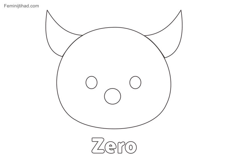 Tsum tsum coloring pages Zero Hi