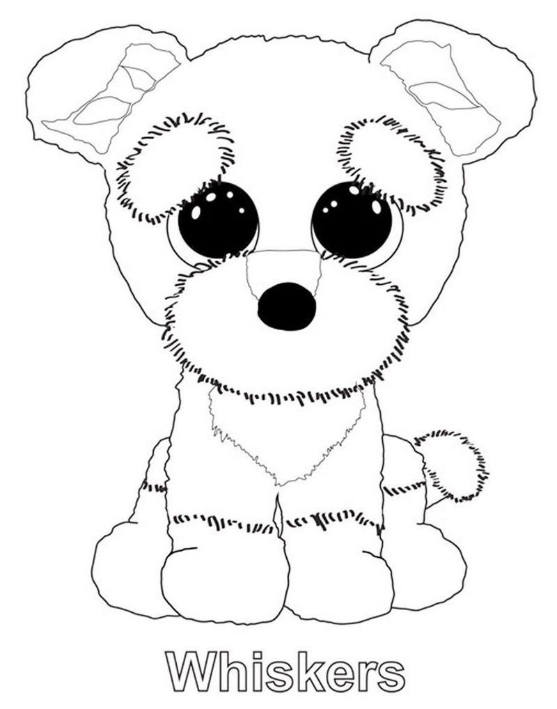 bunny beanie boo coloring pages