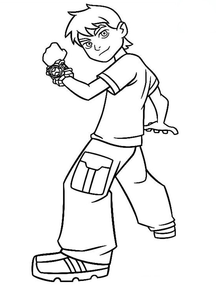 Ultimate Ben Coloring Pages