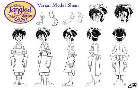 Varian Tangled The Series Coloring Page