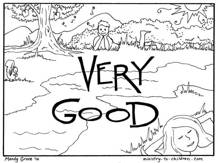 Very Good Creation Coloring Pages