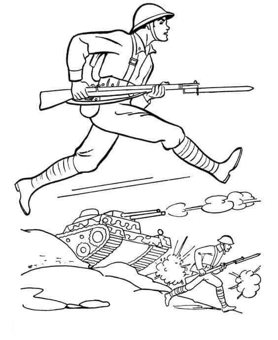 Veterans Day Coloring Pages For First Grade