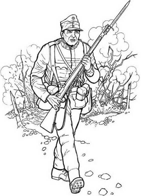 Veterans Day Coloring Sheets Printable