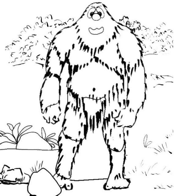 Printable Yeti Coloring Pages PDF - Coloringfolder.com