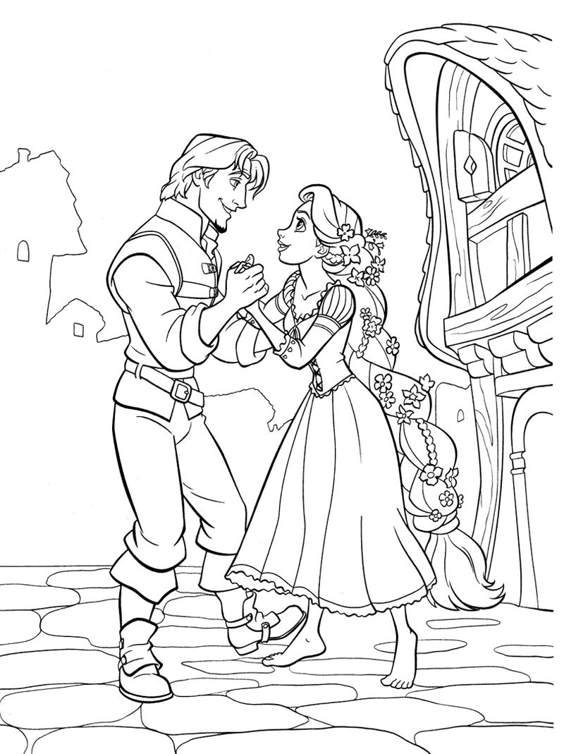 Wedding Coloring Pages Disney