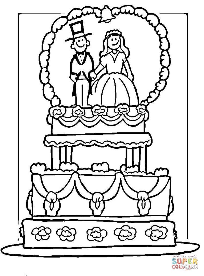Wedding Coloring Pages For Children