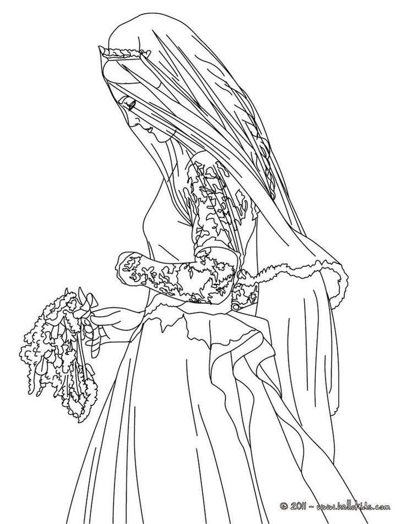 Wedding Coloring Pages For Kids