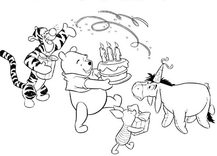 Take A Look At These Happy Birthday Coloring Pages PDF - Coloringfolder.com