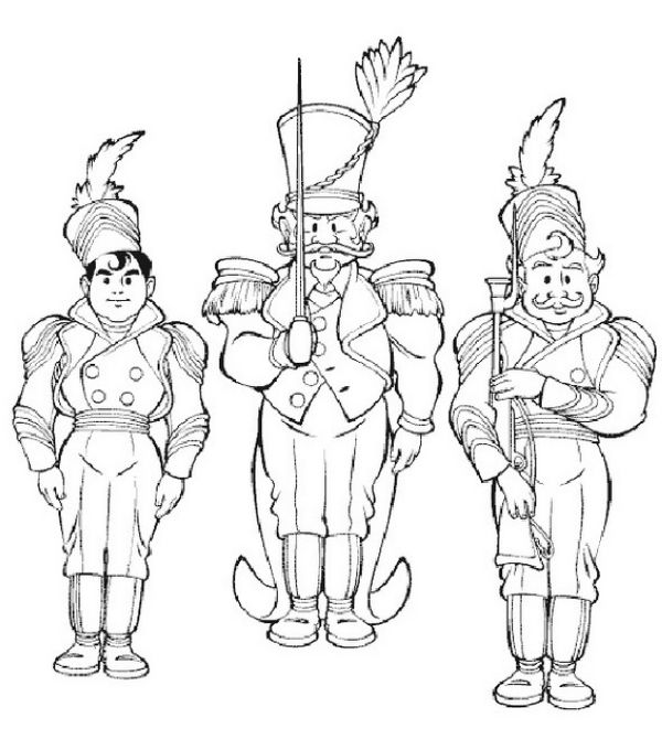 Wizard of Oz Nutcracker Coloring Picture