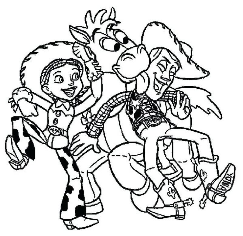 Woody From Toy Story Coloring Pages