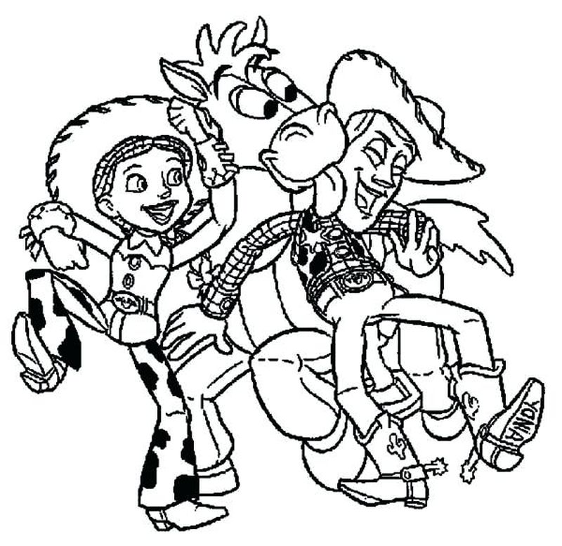 Printable Toy Story Coloring Pages PDF For Children - Coloringfolder.com