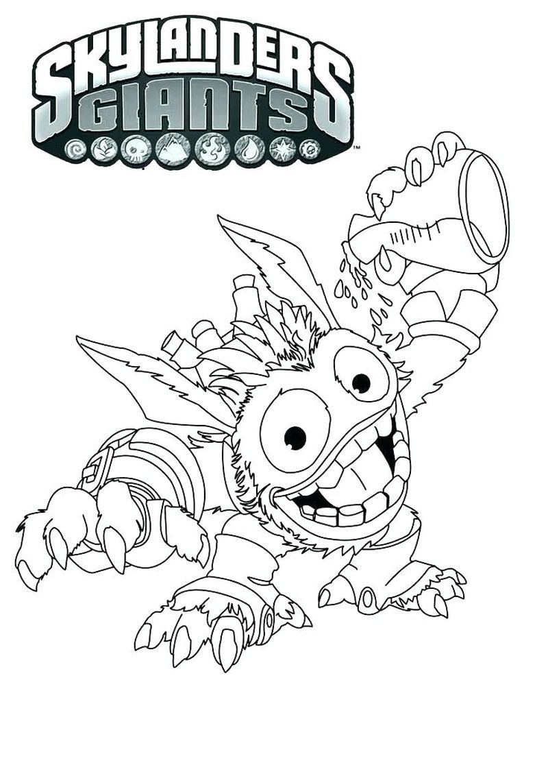 Wrecking Ball Skylanders Coloring Pages