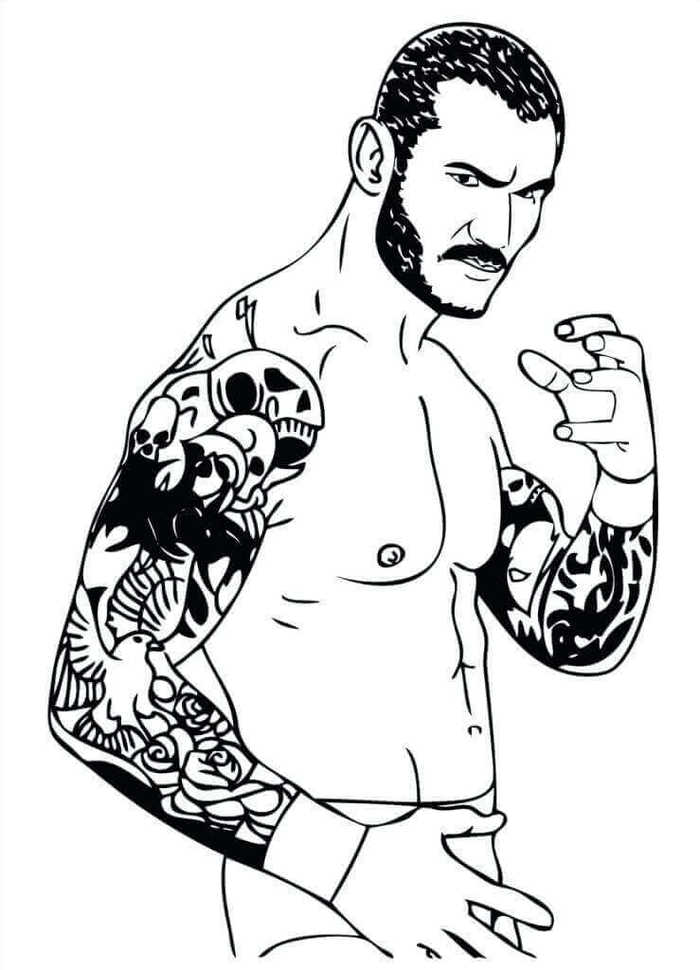 Wwe Coloring Pages Finn Balor