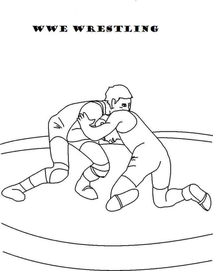 Wwe Coloring Pages Free