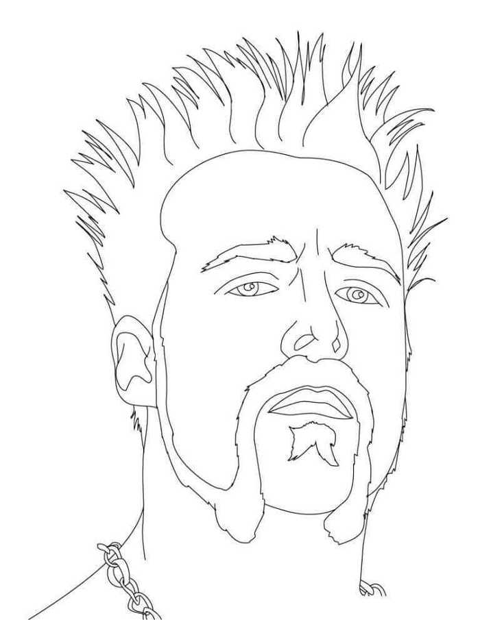 brock lesnar coloring pages