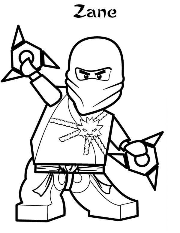 Zane Ninjago Coloring Pages