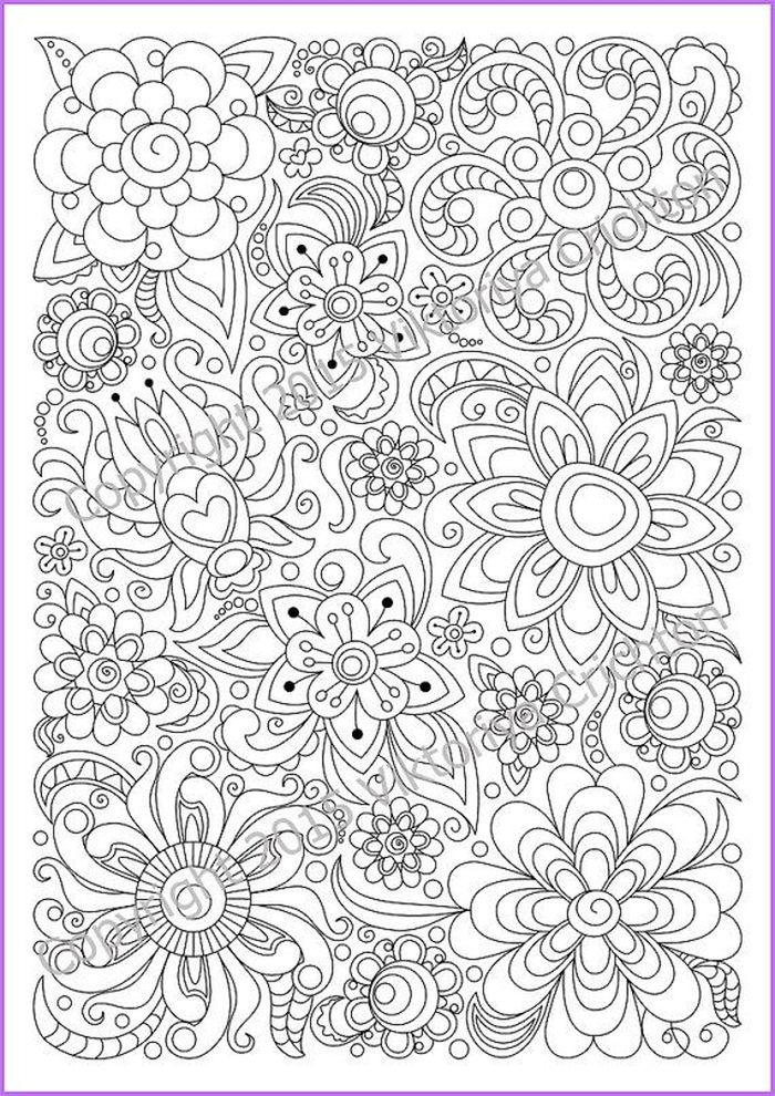 Zentangle Coloring Pages Pdf