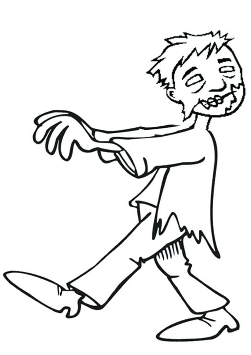 Zombie Coloring Pages Online