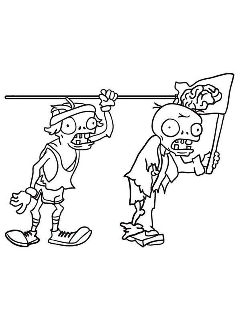 Zombie Coloring Pages Scary