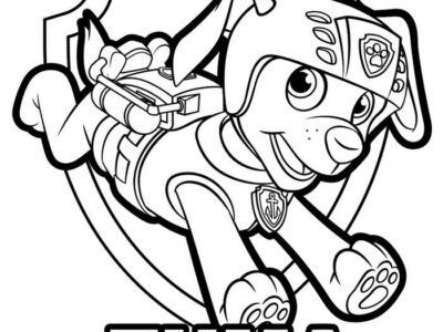 Zuma Paw Patrol Coloring Pages 1
